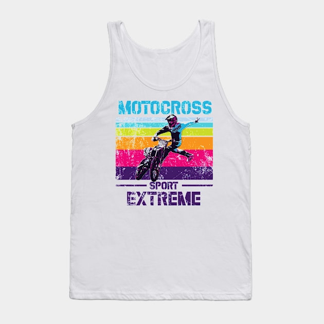 motocross racing Tank Top by ANIMEPEDIA